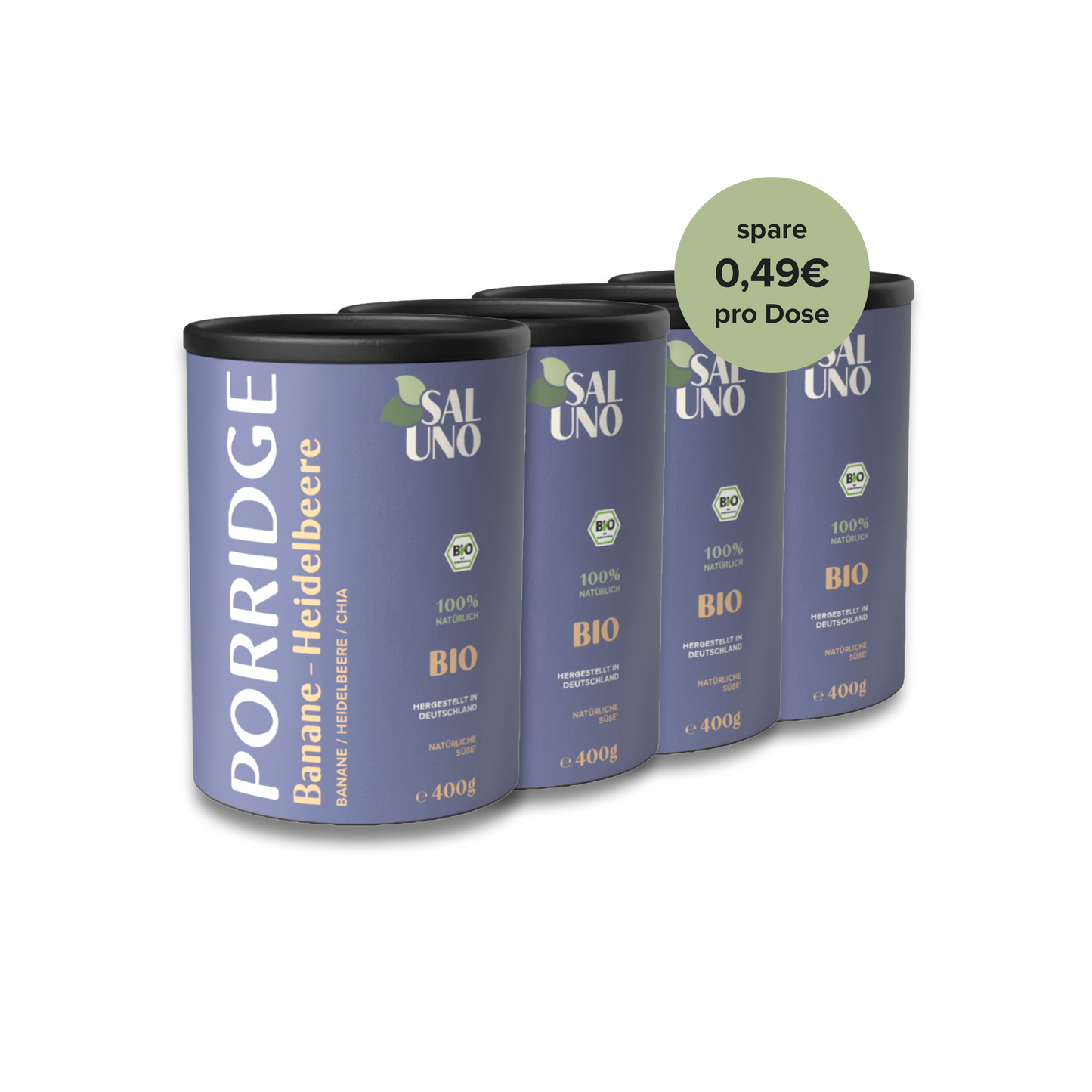 BIO PORRIDGE Banane-Heidelbeere