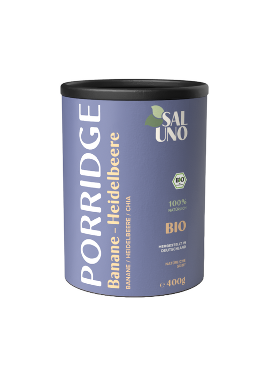 BIO PORRIDGE Banane-Heidelbeere - SALUNO